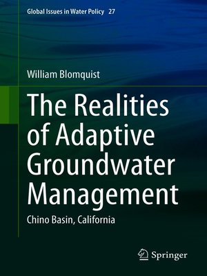 cover image of The Realities of Adaptive Groundwater Management